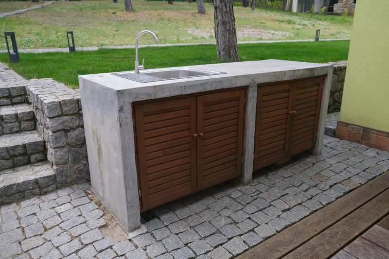 Cement Countertop Installation