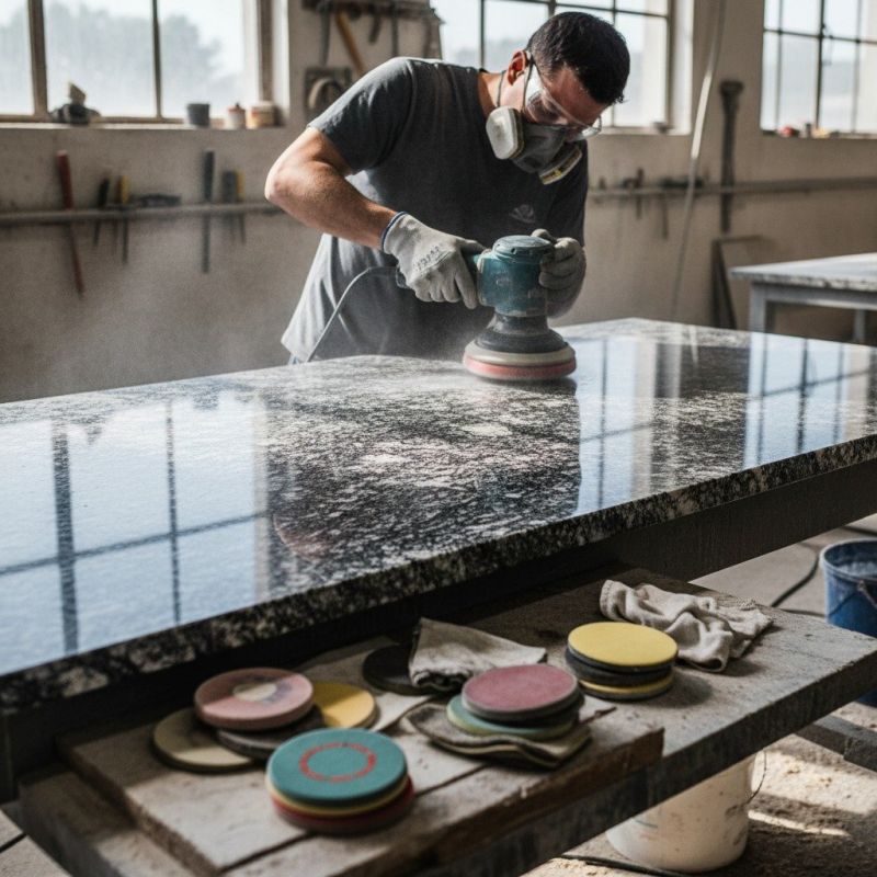 Granite Refinishing Service detail