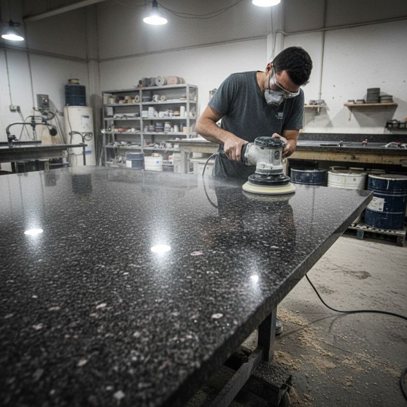 Granite Refinishing Service detail