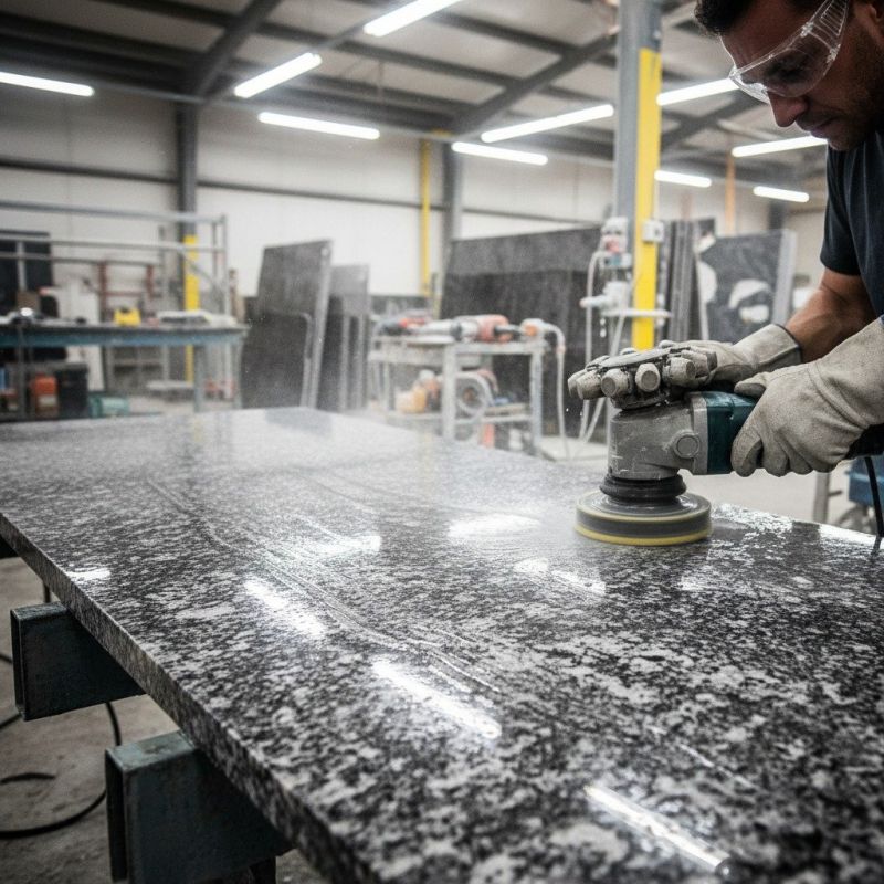Granite Slab Installation