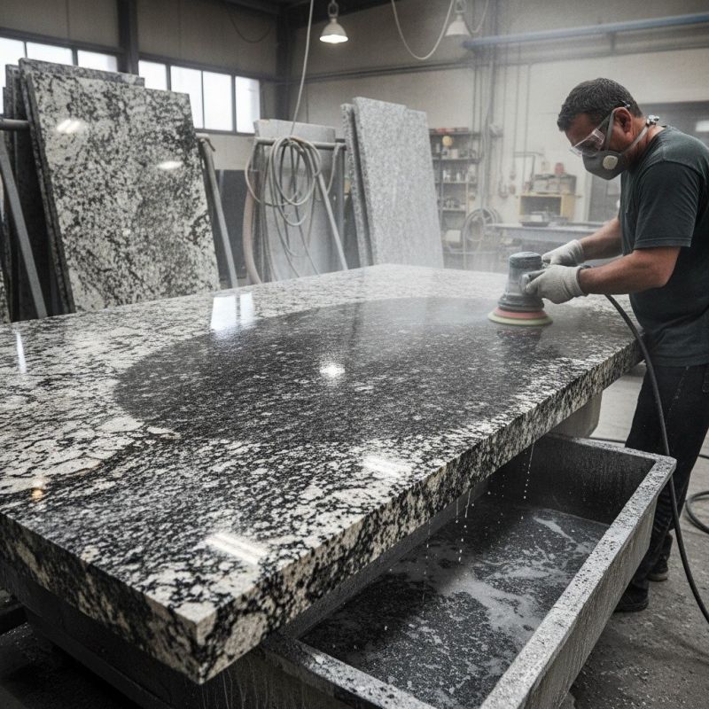 Granite Slab Installation
