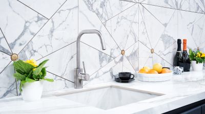 Poured Countertop Installation